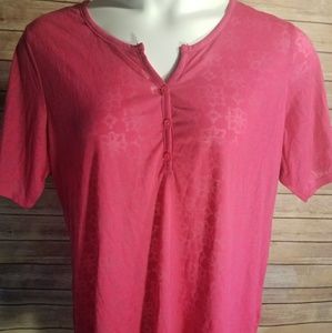 2 for 15 Avenue Semi Shear Pink Top